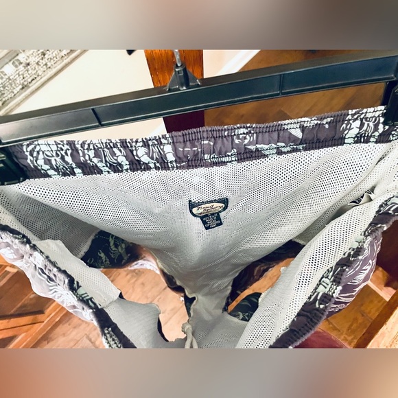 Tommy Bahama Paradise Nation premium lined swim trunks pockets 6" inseam M blue - Picture 12 of 14